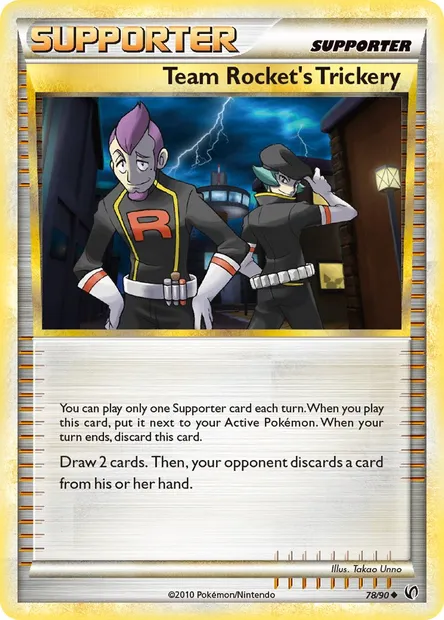 Team Rocket's Trickery, Pokémon card UD 78 — Undaunted set