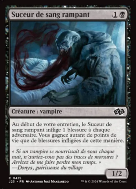 Suceur de sang rampant, carte Magic J25 415 — extension Foundations Jumpstart