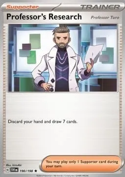 Professor's Research - Professor Turo, carte Pokémon TDX 190 — extension Theme Deck & Blisters Exclusives