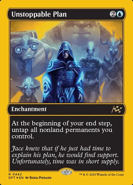 Unstoppable Plan, Magic card DFT 442 — Aetherdrift set