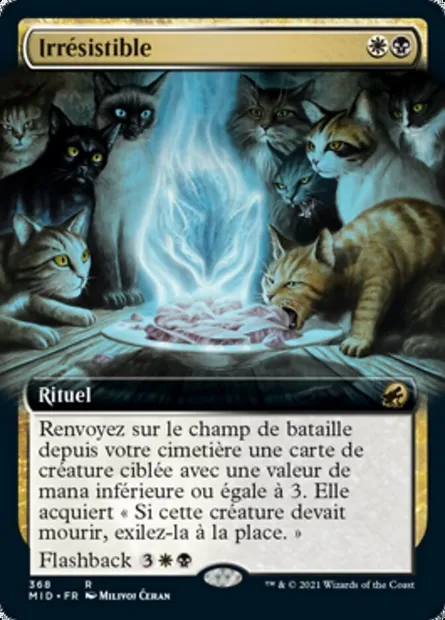 Irrésistible, carte Magic MID 368 — extension Innistrad : chasse de minuit
