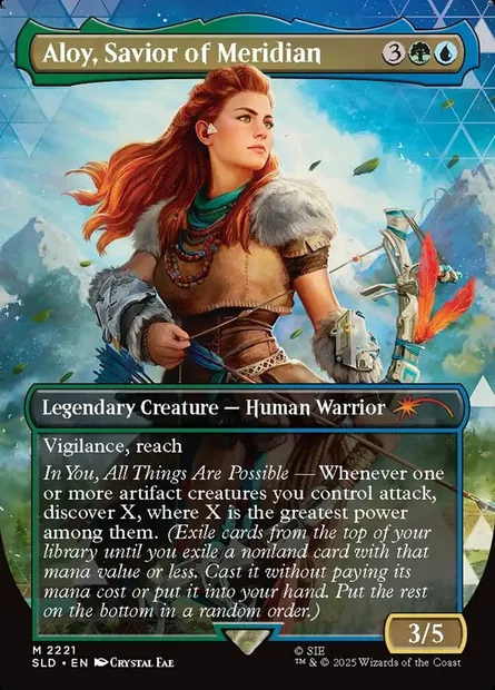 Aloy, Savior of Meridian, Magic card SLD 2221 — Secret Lair Drop set