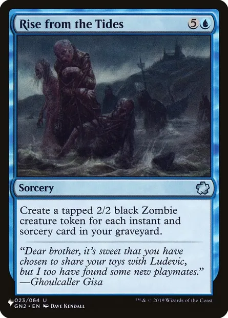 Émergence des vagues, carte Magic PLST GN2-23 — extension The List