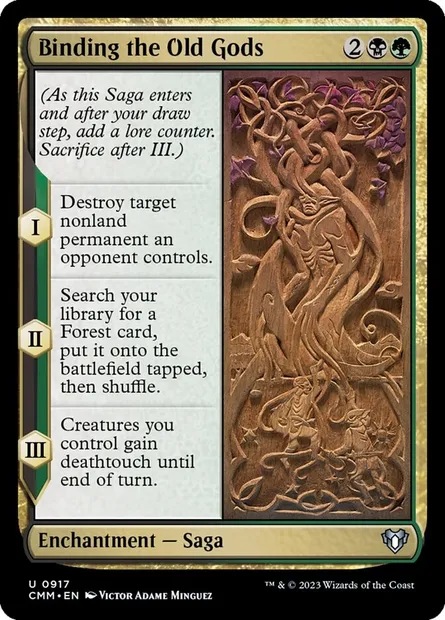 Binding the Old Gods, Magic card CMM 917 — Commander Masters set