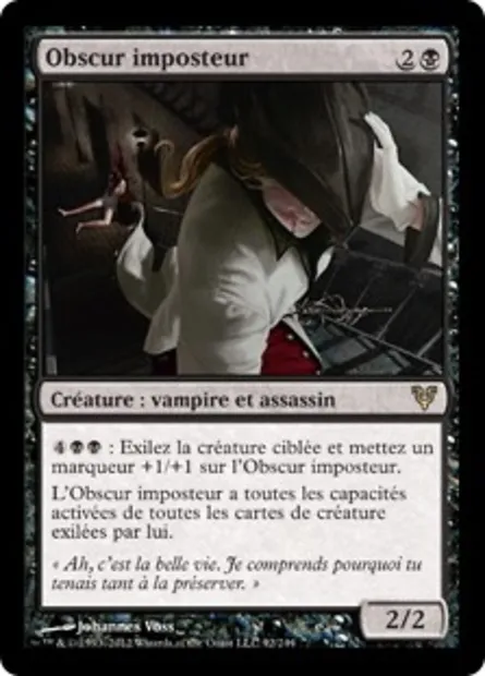 Obscur imposteur, carte Magic AVR 92 — extension Avacyn ressuscitée
