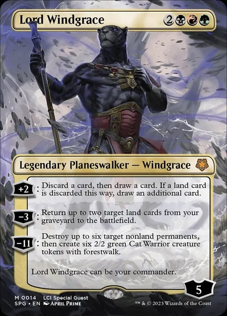 Lord Windgrace, Magic card SPG 14 — Special Guests set