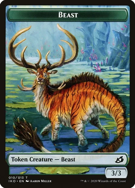 Beast, Magic card TIKO 10 — Ikoria: Lair of Behemoths Tokens set