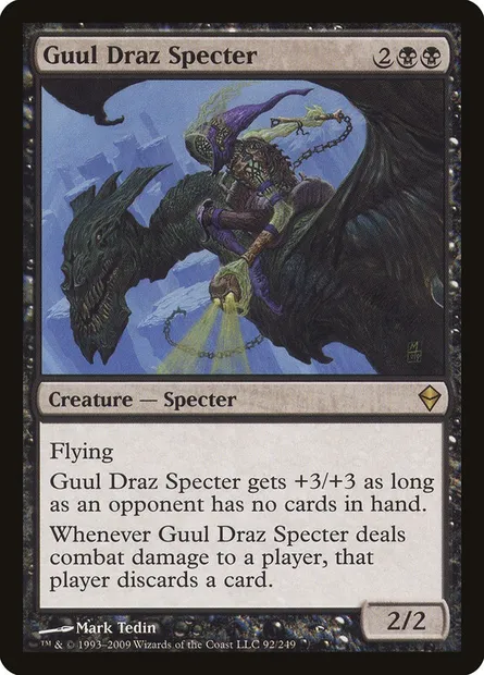 Guul Draz Specter, Magic card ZEN 92 — Zendikar set