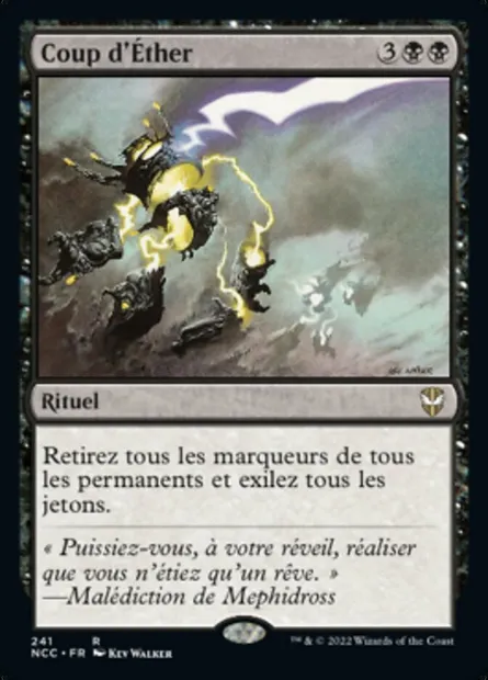 Coup d'Éther, carte Magic NCC 241 — extension New Capenna Commander
