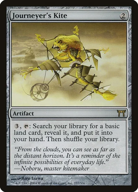 Journeyer's Kite, Magic card CHK 257 — Champions of Kamigawa set