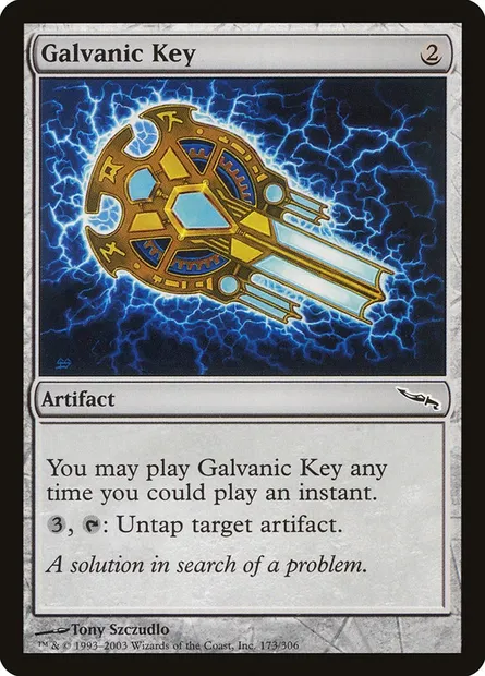 Galvanic Key, Magic card MRD 173 — Mirrodin set