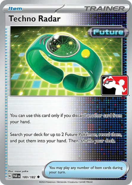 Techno-Radar, carte Pokémon PPS 180nh — extension Play! Pokémon Prize Pack Series