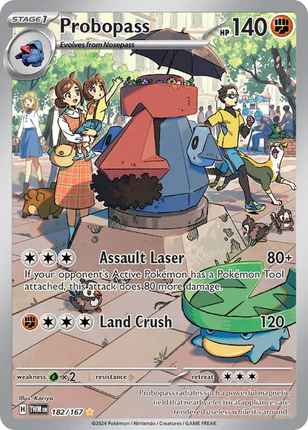 Probopass, Pokémon card TWM 182 — Twilight Masquerade set