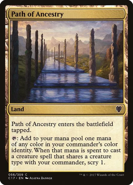 Path of Ancestry, Magic card C17 56 — Commander 2017 set