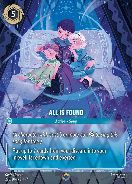 All Is Found, Disney Lorcana card CH7-220 — Archazia's Island set