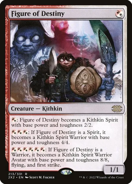 Figure of Destiny, Magic card 2X2 213 — Double Masters 2022 set