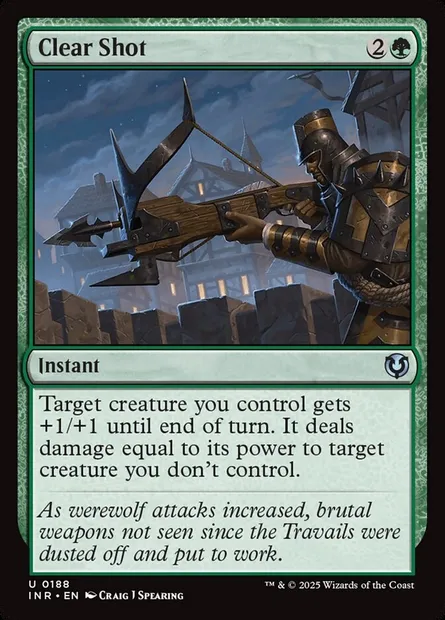 Clear Shot, Magic card INR 188 — Innistrad Remastered set