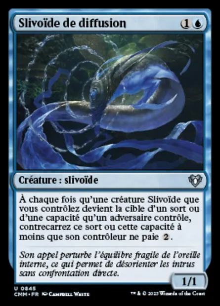 Slivoïde de diffusion, carte Magic CMM 845 — extension Commander Masters