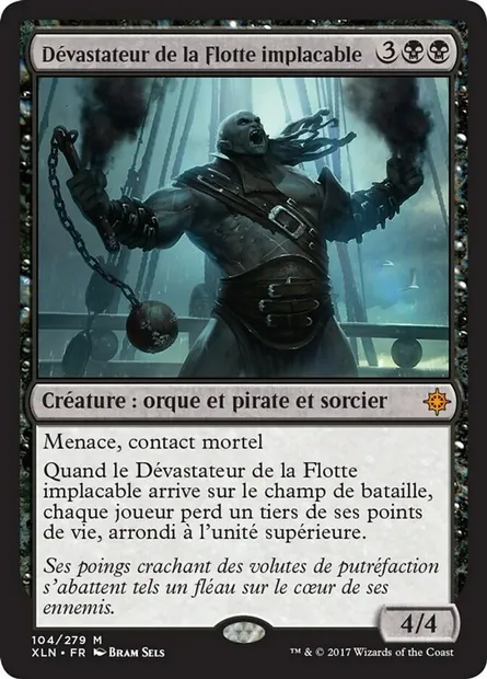 Dévastateur de la Flotte implacable, carte Magic XLN 104 — extension Ixalan