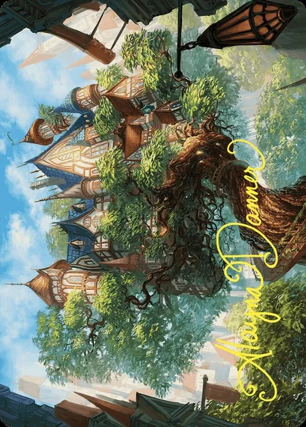 Edgewall Inn // Edgewall Inn, carte Magic AWOE 46 — extension Wilds of Eldraine Art Series