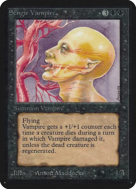 Sengir Vampire, Magic card LEA 127 — Limited Edition Alpha set