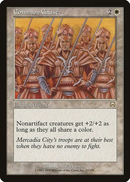 Common Cause, Magic card MMQ 13 — Mercadian Masques set