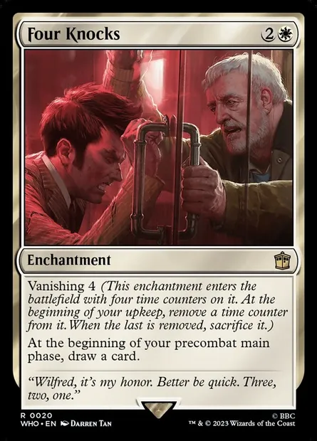 Four Knocks, Magic card WHO 20 — Doctor Who set
