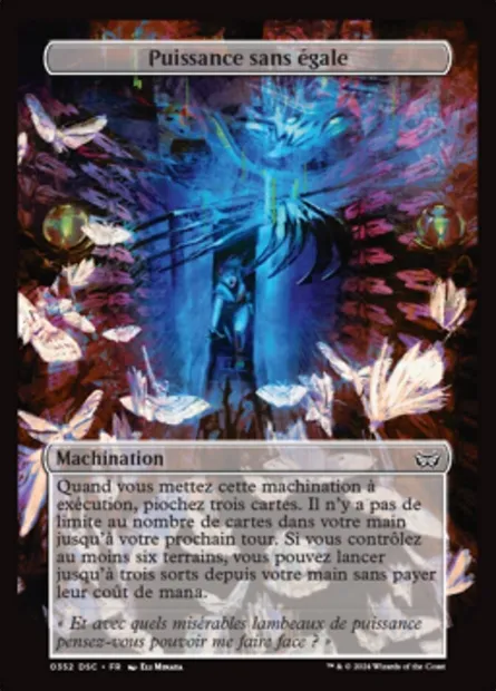Puissance sans égale, carte Magic DSC 352 — extension Duskmourn: House of Horror Commander