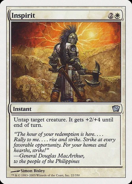 Inspirit, Magic card 9ED 22 — Ninth Edition set