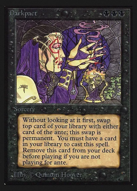 Darkpact, Magic card CED 100 — Collectors' Edition set