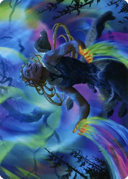 Esika, God of the Tree // Esika, God of the Tree, Magic card AKHM 43 — Kaldheim Art Series set