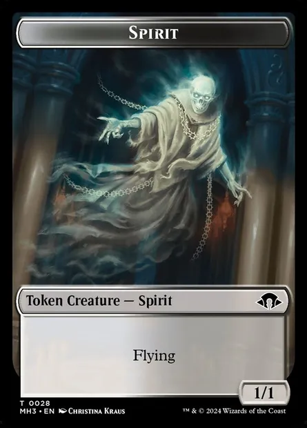 Spirit, Magic card TMH3 28 — Modern Horizons 3 Tokens set