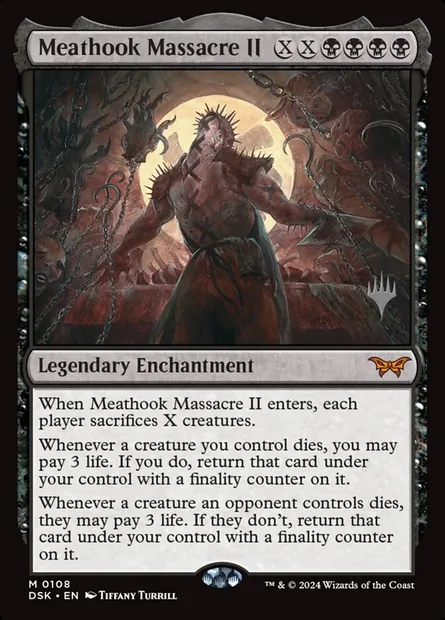 Meathook Massacre II, Magic card PDSK 108p — Duskmourn: House of Horror Promos set