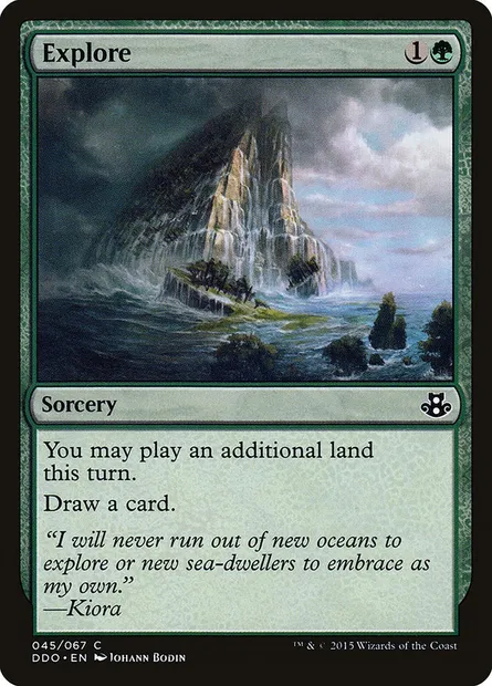 Explorer, carte Magic DDO 45 — extension Duel Decks: Elspeth vs. Kiora