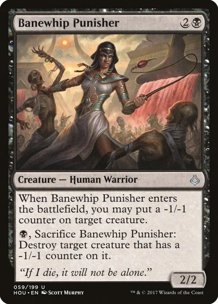 Banewhip Punisher, Magic card HOU 59 — Hour of Devastation set