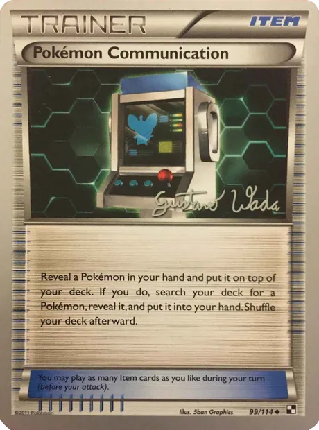 Pokemon Communication, carte Pokémon WCD11 099-2 — extension World Championship Decks 2011