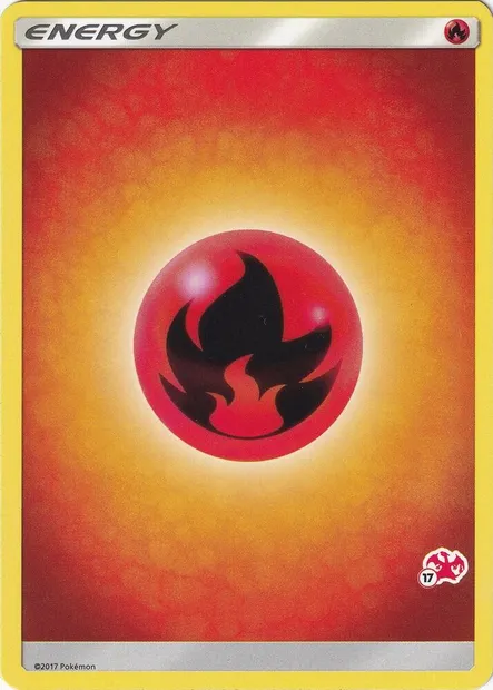 Fire Energy, Pokémon card BA20 17c — Battle Academy 2020 set