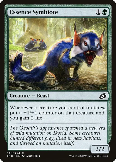 Essence Symbiote, Magic card IKO 149 — Ikoria: Lair of Behemoths set