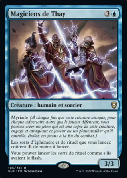 Magiciens de Thay, carte Magic CLB 105 — extension Commander Légendes : la bataille de la Porte de Baldur