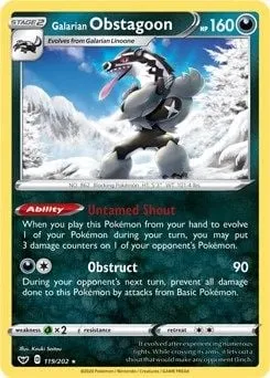 Ixon de Galar, carte Pokémon TDX 119-2 — extension Theme Deck & Blisters Exclusives