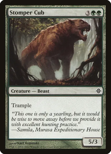Stomper Cub, Magic card ROE 210 — Rise of the Eldrazi set