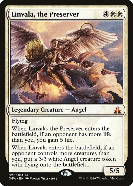 Linvala, the Preserver, Magic card OGW 25 — Oath of the Gatewatch set