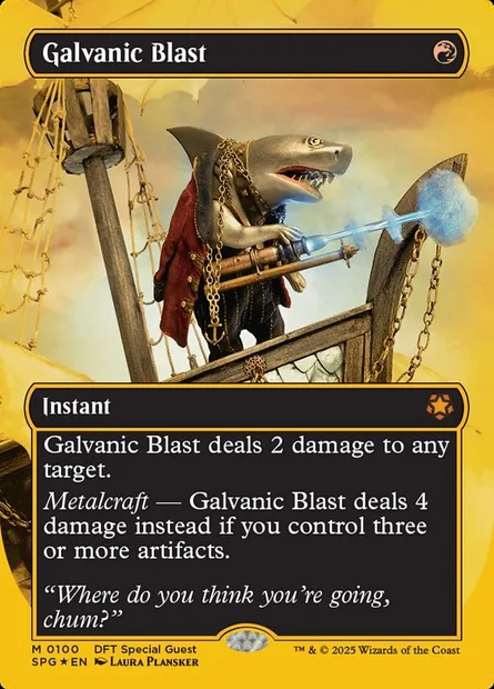 Galvanic Blast, Magic card SPG 100 — Special Guests set