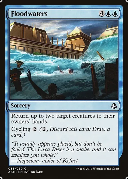 Floodwaters, Magic card AKH 53 — Amonkhet set