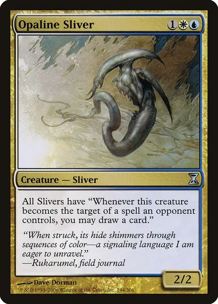 Opaline Sliver, Magic card TSP 244 — Time Spiral set