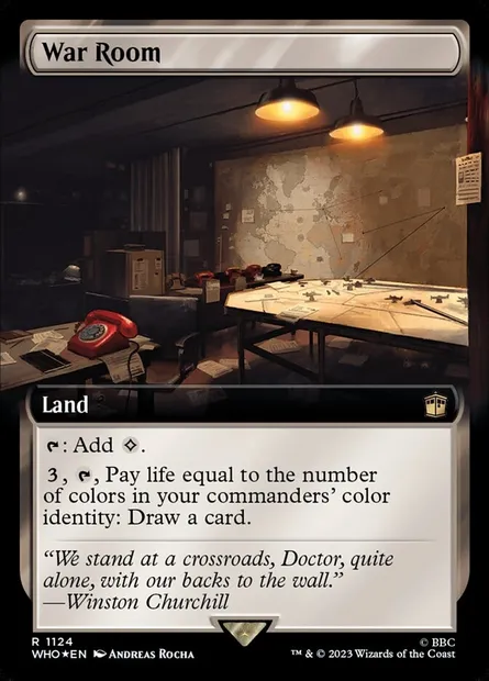 War Room, Magic card WHO 1124 — Doctor Who set