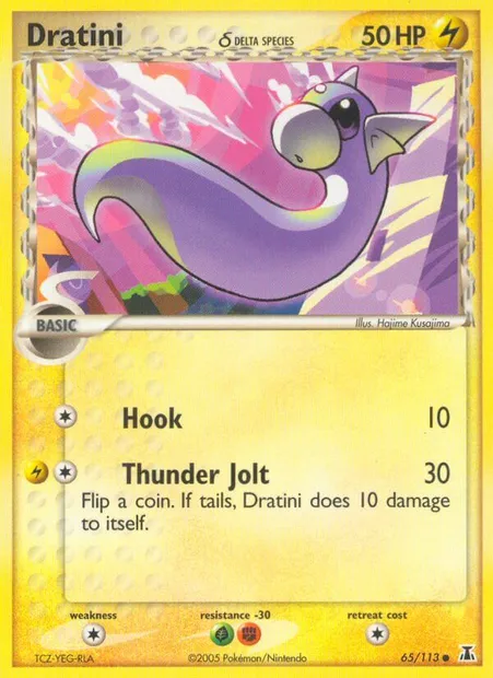 Dratini δ, Pokémon card DS 65 — Delta Species set