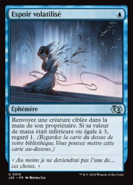 Espoir volatilisé, carte Magic J25 310 — extension Foundations Jumpstart