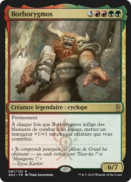Borborygmos, carte Magic GK2 87 — extension RNA Guild Kit