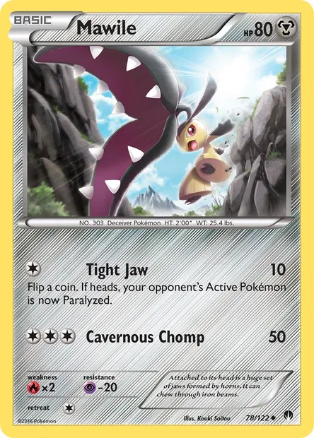 Mawile, Pokémon card BKP 78 — BREAKpoint set
